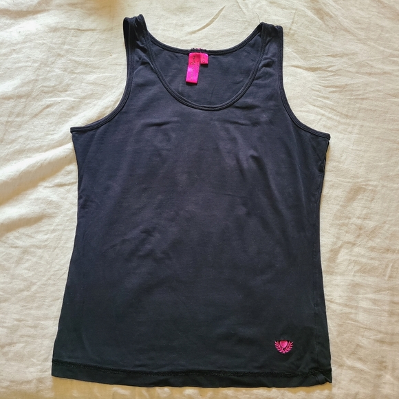 Jasmine Rose Intimates Women's Classic Simple Black Nightwear Tank Top - Picture 9 of 13